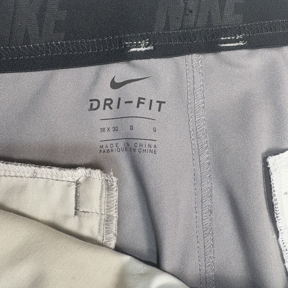 Nike Dri-FIT Mens Golf Pants 36x29.5 Gray Polyester Stretch - Picture 5 of 14